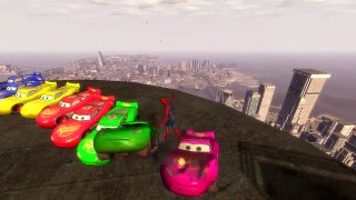 Cars Smash Party w/ Spiderman and Disney Lightning McQueen Cars Colors & Kids Nursery Rhymes 2