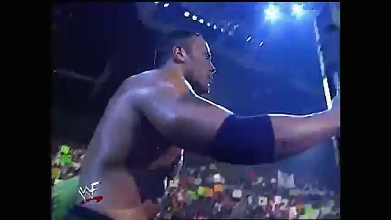 WWE Old Legendary Matches #1 - RAW - The Rock vs Triple H