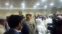 Mian Ateeq Meeting with Army Chief Gen RAHEEL SHEARIF in Parliament 1st June 2016.