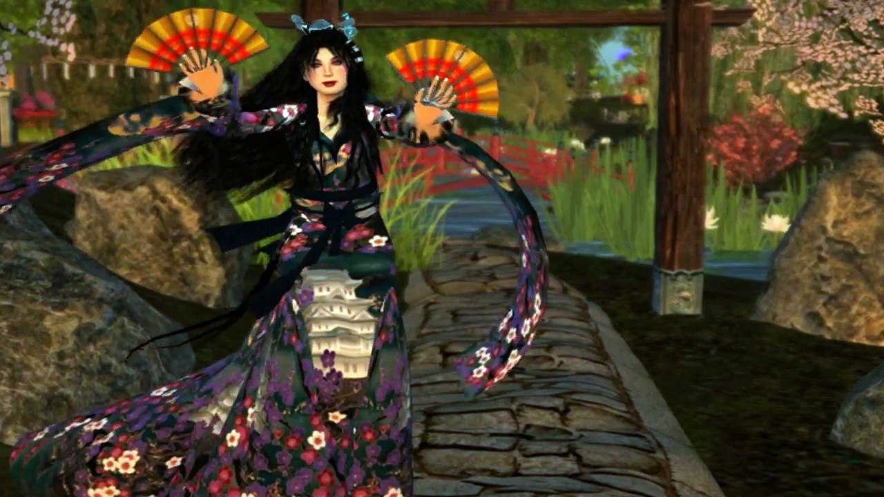 Suzi Japanese Giesha Fan Dance 7