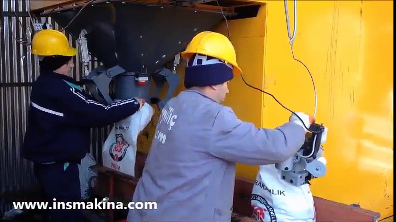 ins makina Komur kırma eleme tasıma ve paketleme tesisi - COAL CRUSHING AND PACKING PLANT