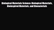 PDF Biological Materials Science: Biological Materials Bioinspired Materials and Biomaterials