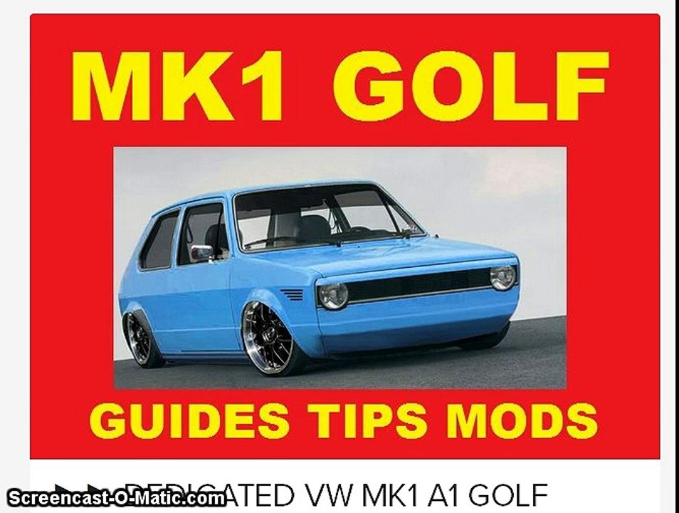 ►► DEDICATED VW MK1 A1 GOLF RABBIT GTI 8v 16v MODIFICATION GUIDES TIPS SERVICE WORKSHOP REPAIR SHOP MANUAL PDF