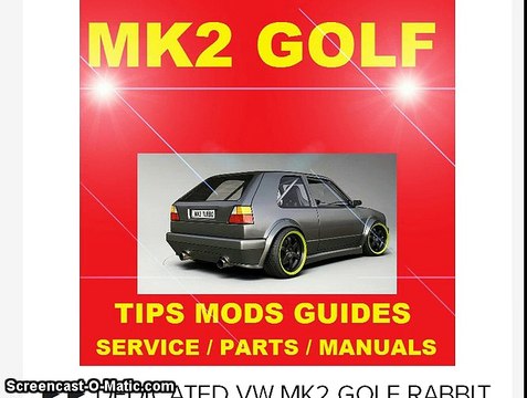 ►► DEDICATED VW MK2 GOLF RABBIT GL GTI 8v 16v MODIFICATION GUIDES TIPS SERVICE REPAIR WORKSHOP SHOP PARTS MANUAL PDF