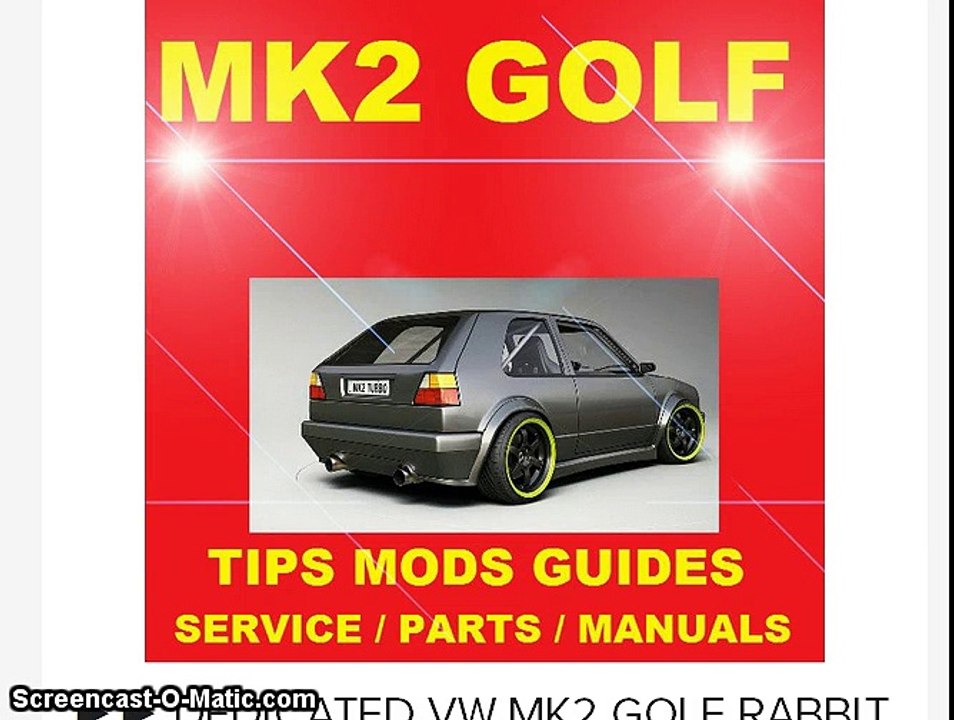 ►► DEDICATED VW MK2 GOLF RABBIT GL GTI 8v 16v MODIFICATION GUIDES TIPS SERVICE  REPAIR WORKSHOP SHOP PARTS MANUAL PDF