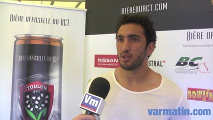 Maxime Mermoz lance la bière du RCT "La 3ème mi-temps"
