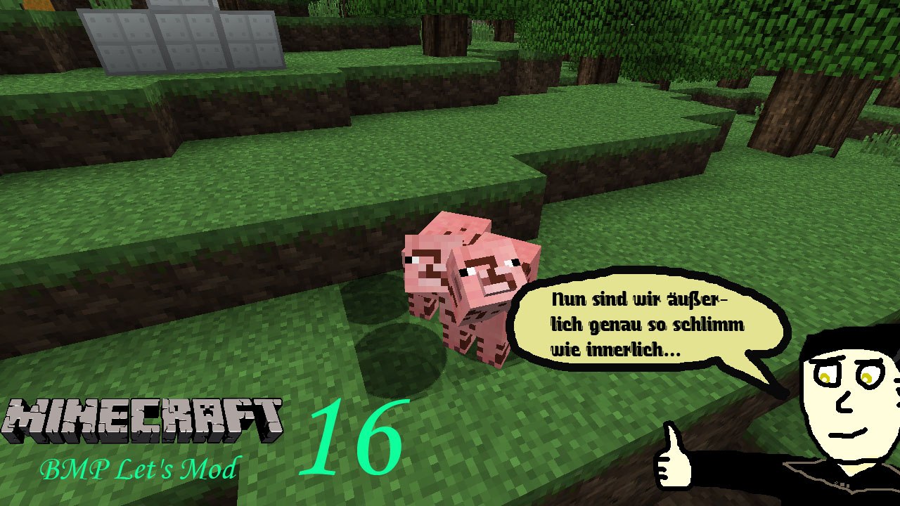 Minecraft BMP Let's Mod 16: Wir sind Schweine!