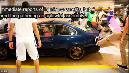 San Jose protesters attack Trump supporters with punches, eggs