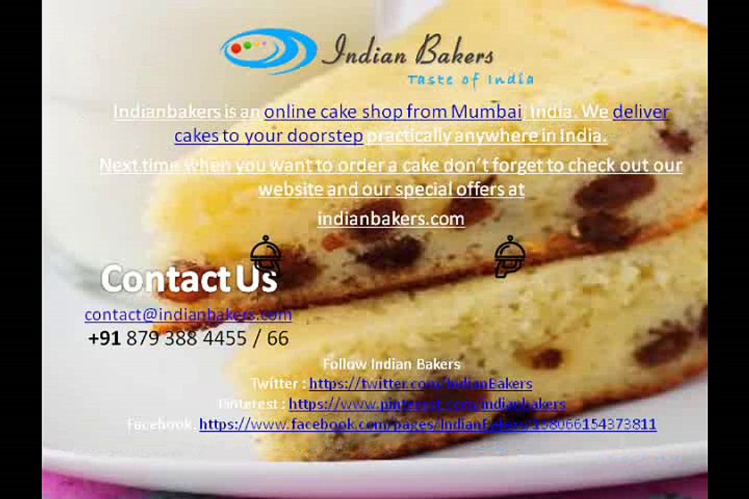 Easy Sooji Cake/Rava Cake Recipe from indianbakers.com | Online Cake Shop Mumbai