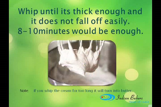 Homemade Whipped Cream Recipe for Cake Decoration