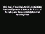 Read Child Custody Mediation: An Introduction to the Emotional Dynamics of Divorce the Process