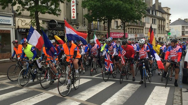 La Voie de la liberté dans les rues de Saint-Lô