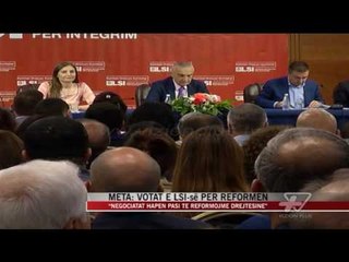 Meta: Votat e LSI-së për reformën - News, Lajme - Vizion Plus