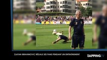 Zlatan Ibrahimovic impressionne ses fans pendant un entrainement avec la Suède (Vidéo)