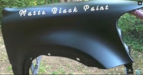 how to spray matte black paint