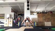 Ádám snatch pull   hang squat snatch, 105kg