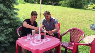 COCA COLA and MILK Challenge with my DAD