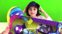 My Little Pony DJ Pon-3 DEV Sürpriz Yumurta Açma Oyun Hamuru Shopkins Barbie Oyuncakları