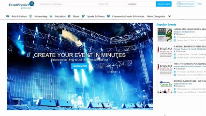 EventPremier Platform - Watch a  1.50.sec walkthrough of our platform