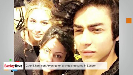 Gauri Khan, son Aryan go on a Shopping Spree in London