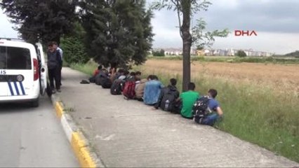 Edirne?de 23 Afganistanlı Kaçak Yakalandı