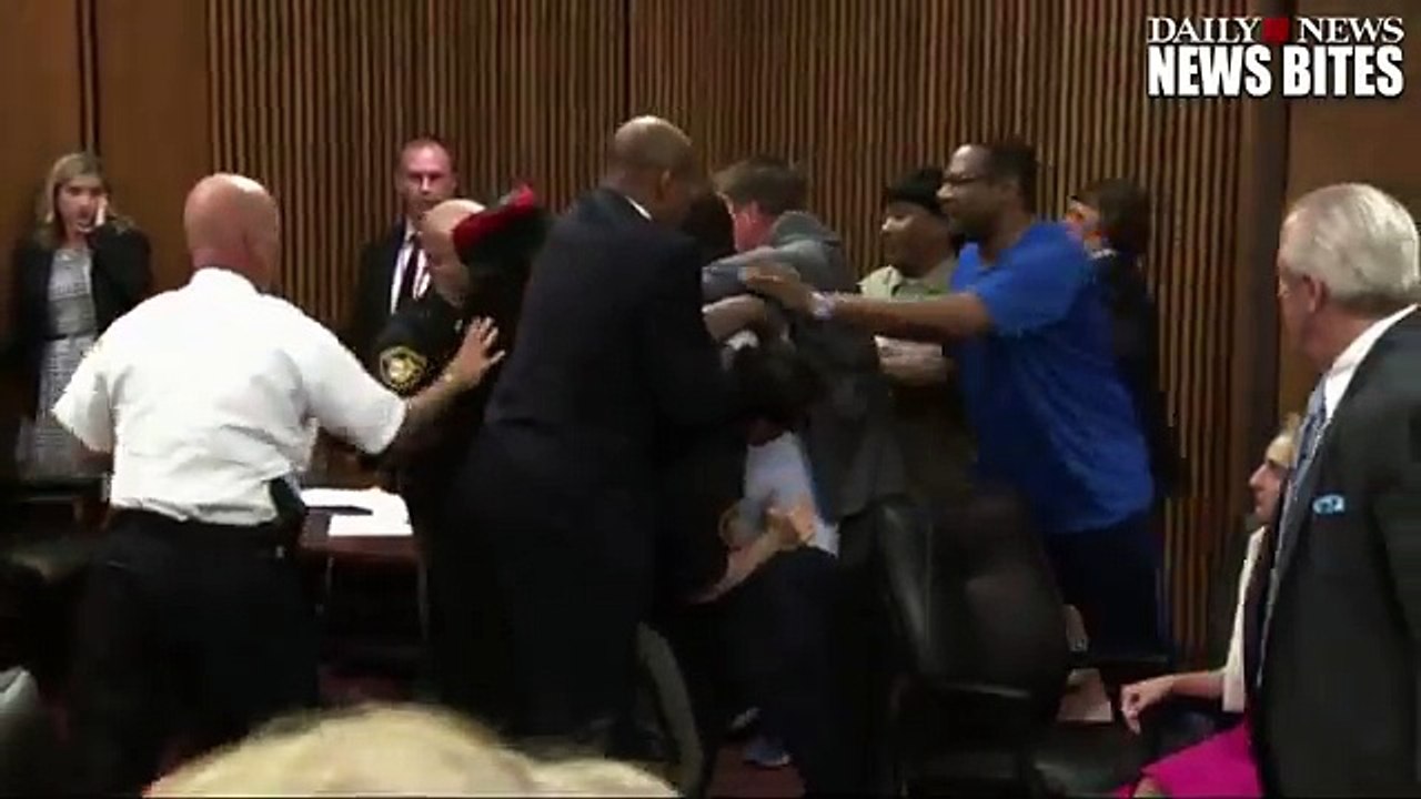 Victim’s father lunges at serial killer in courtroom during Ohio murderer's sentencing