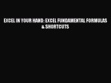 new book EXCEL IN YOUR HAND: EXCEL FUNDAMENTAL FORMULAS & SHORTCUTS