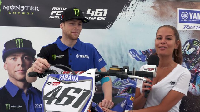 Pit Chat whit Roman Febvre MXGP of France Saint Jean d' Angely 2016 - MXGPTV