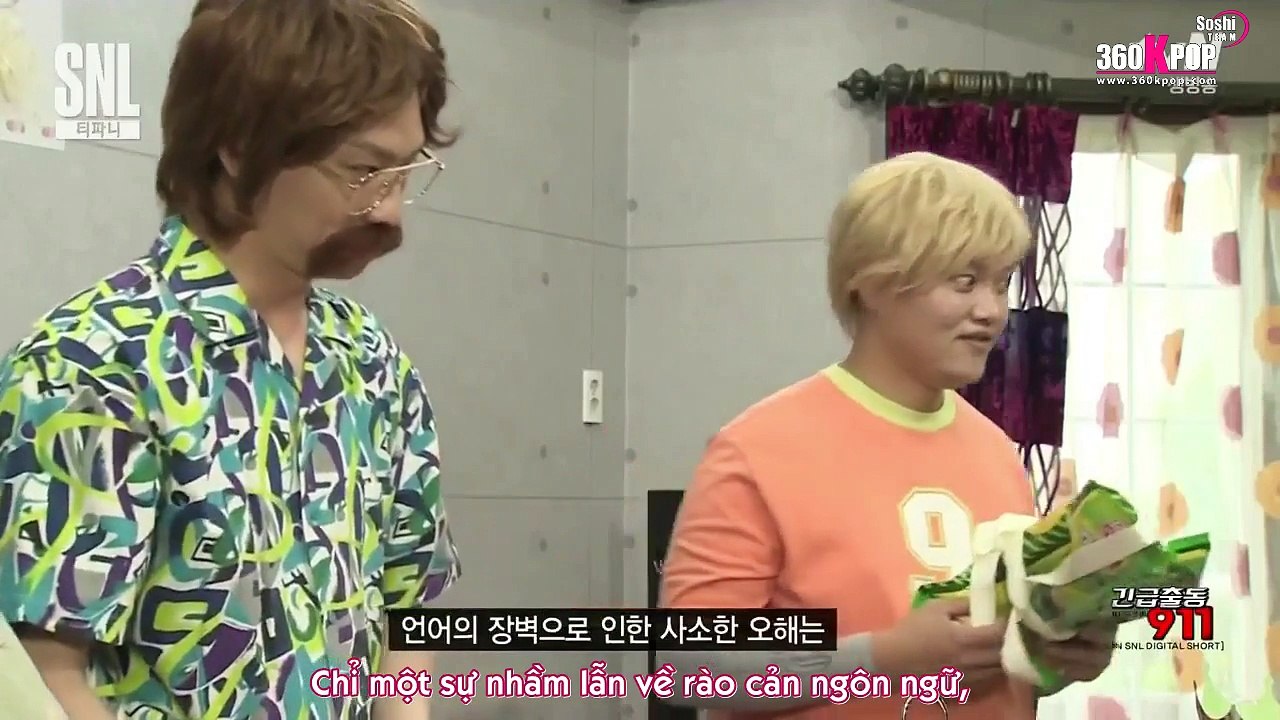 [Vietsub] 160528 SNL Rescue 911 (Soshi Team) [360kpop]