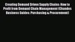 EBOOKONLINECreating Demand Driven Supply Chains: How to Profit from Demand Chain Management