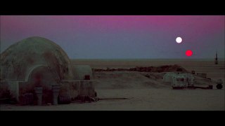 Star Wars IV A New Hope - Binary Sunset Scene