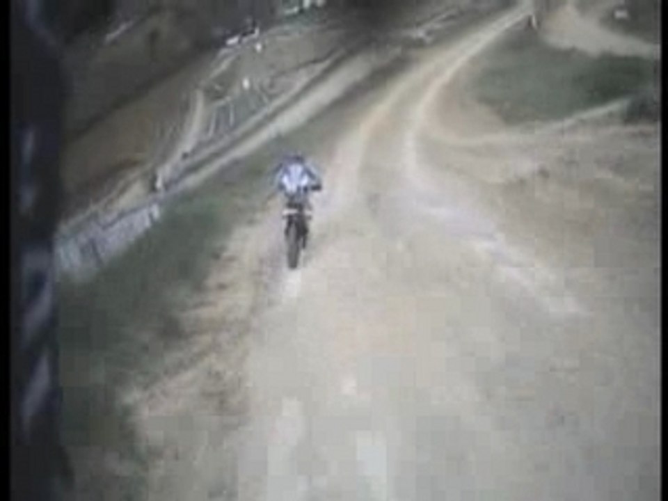 Xavier Toulza - caméra embarqué - moto cross