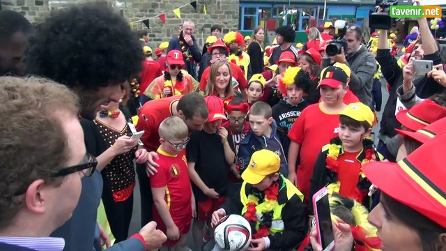Mons - Benteke et Fellaini à l’école de l’Arbre vert