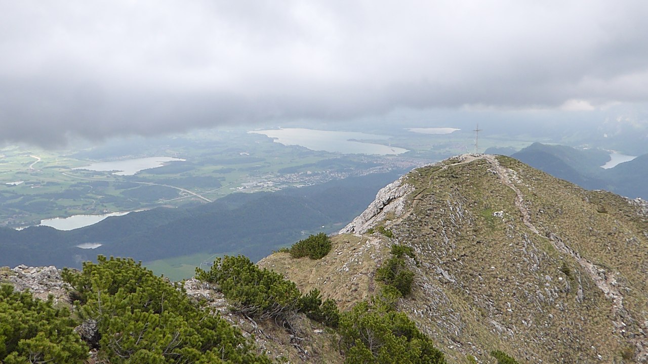 Wandern auf den Gipfel des Vilser Kegel (über Hundsarschjoch / Tirol)