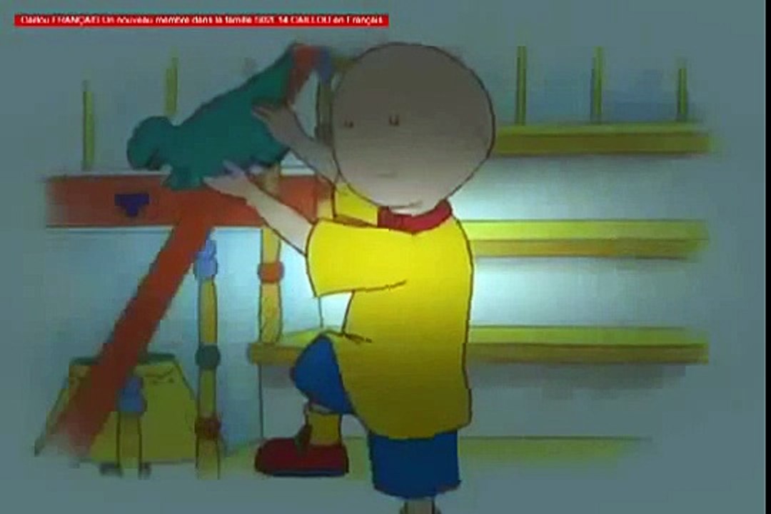 Caillou FRANcAIS Un nouveau membre dans la famille S02E14 CAILLOU en Francais cartoon snippet