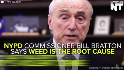NYPD Commissioner Bill Bratton Says Weed Is The Root Cause Of NYC's Violent Crime