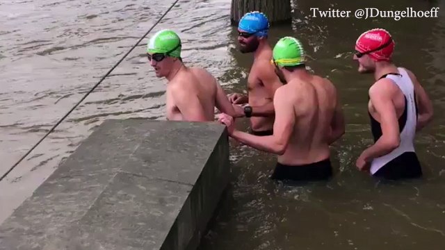 Les inondations donnent des idées aux sportifs