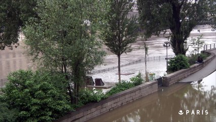 La crue de la Seine à Paris