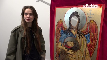 Co-fondatrice des Femen, elle peint la vierge Marie en burqa