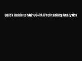 Read Quick Guide to SAP CO-PA (Profitability Analysis) E-Book Free