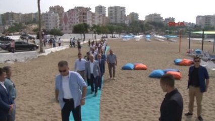 Mersin Sahillerinde Mavi Bayrak Atağı