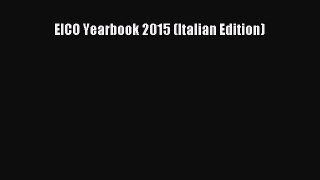 Read EICO Yearbook 2015 (Italian Edition) Ebook Free