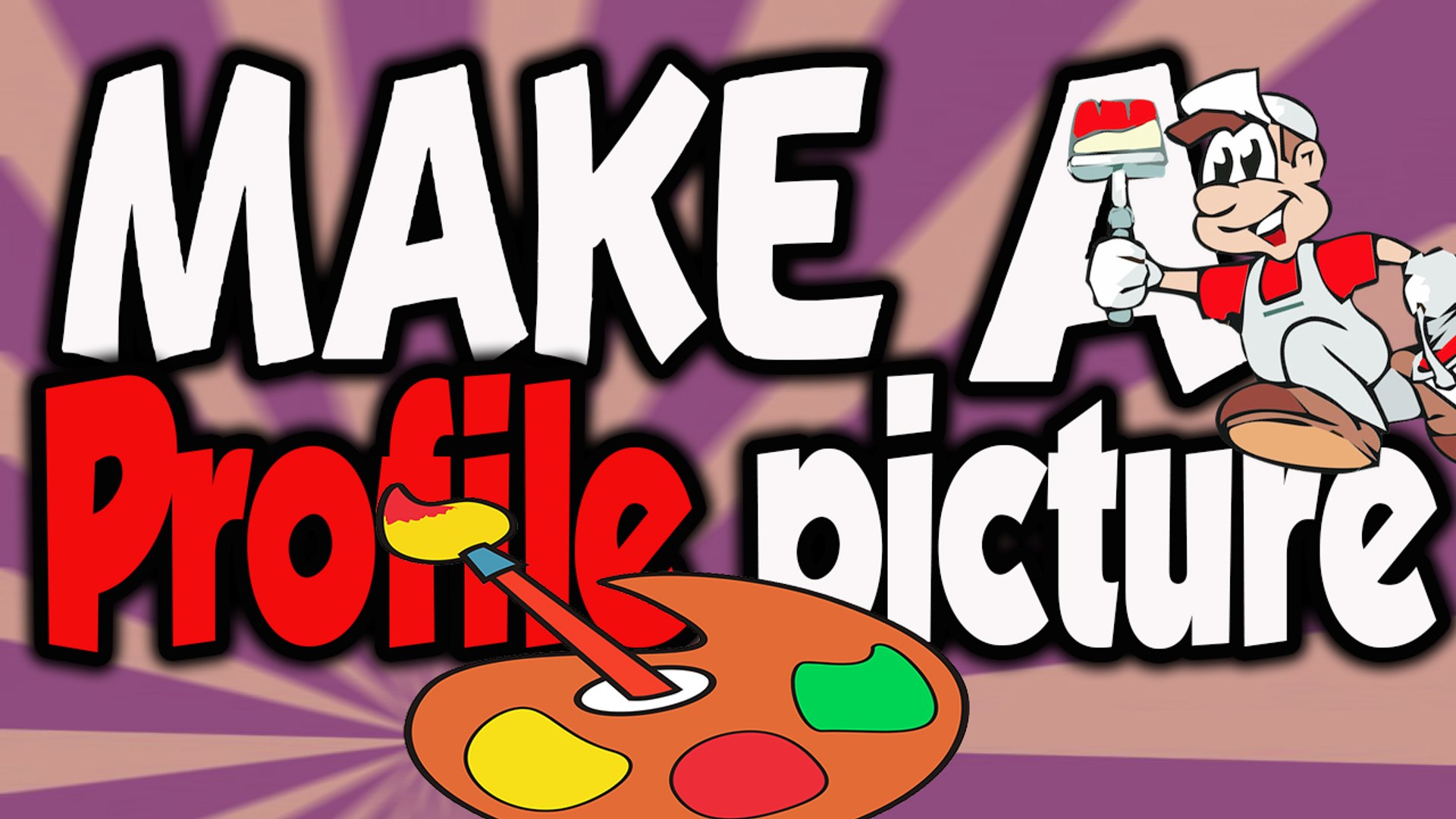 ⁣How to make youtube profile picture in Photoshop 2016