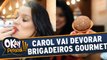 Carol Thomé visita casa especializada em Brigadeiros Gourmet