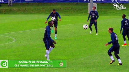 Zap Foot du 3 juin: Pogba et Griezmann ces magiciens du football, pendant ce temps-là Benzema fait les bras, Neymar jongle avec Justin Bieber etc.