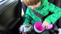 Play Doh Mystery Toys Big Egg in a Car Openining   Arcadius Kul