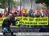 Francia: se intensifican protestas contra reforma laboral de Hollande