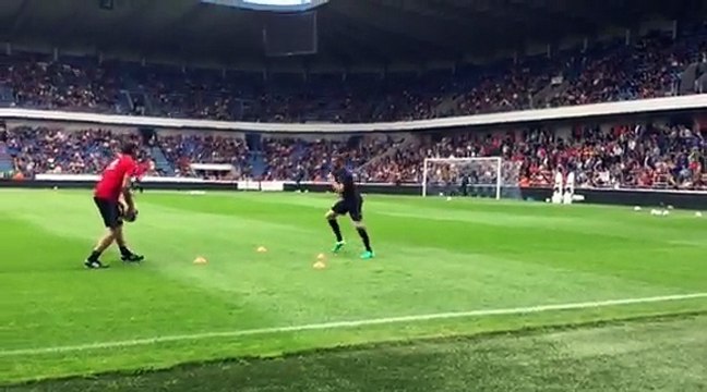Nicolas Lombaerts avec les Diables rouges