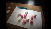 Artist Creates a Unicorn Using Marshamallows