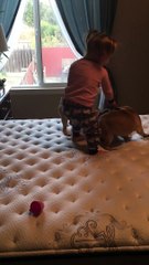 Adorable Little Girl Thinks She Is a Pug